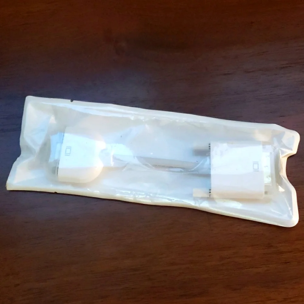 New Genuine OEM APPLE 607-1158 DVI to VGA Video Monitor Adapter Mac Pro G4 G5